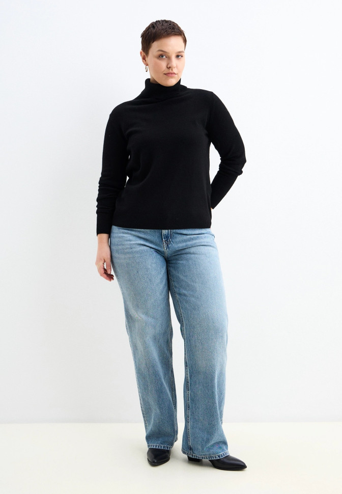 Водолазка прямого кроя