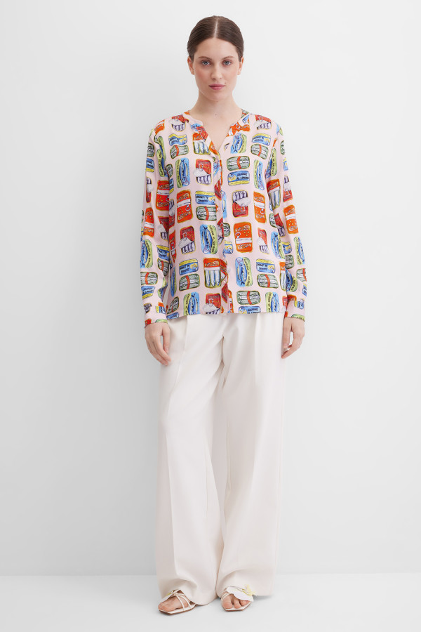 Блузка с длинным рукавом