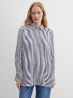 Блузка свободная в полоску