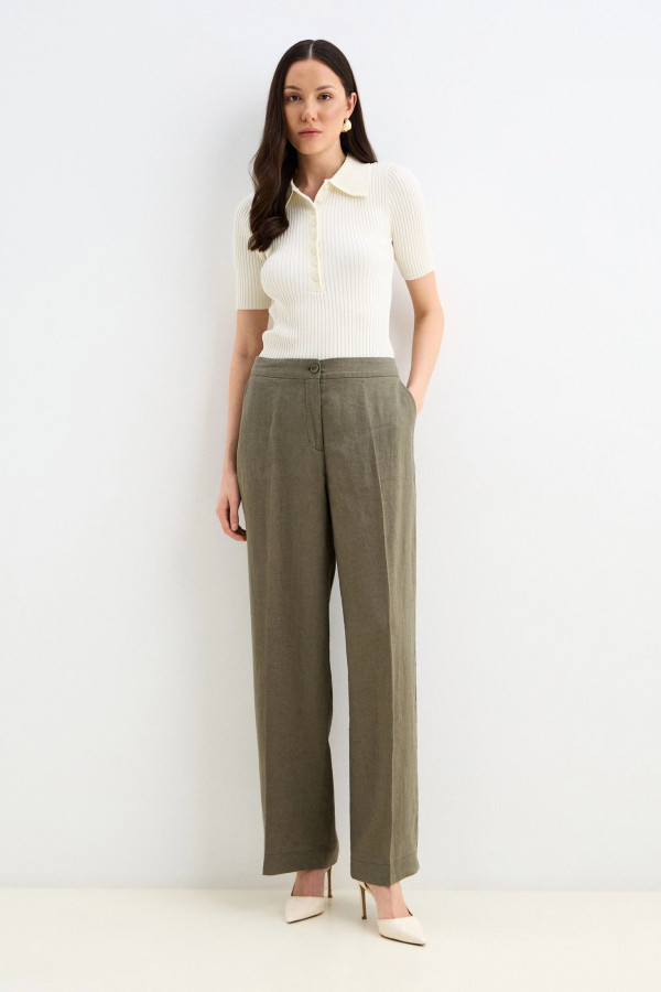 Брюки изо льна