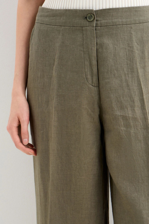 Брюки изо льна