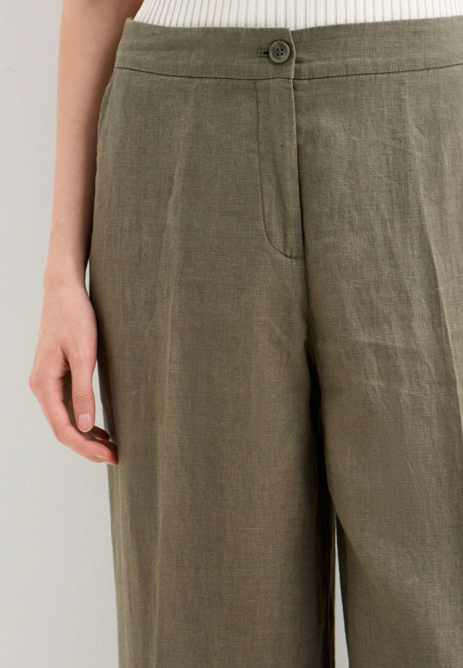 Брюки изо льна