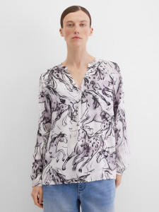 Блузка с длинным рукавом