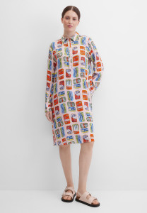 Платье-рубашка миди