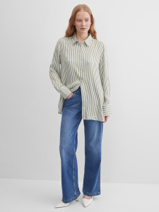 Блузка свободная в полоску