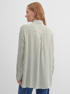 Блузка свободная в полоску