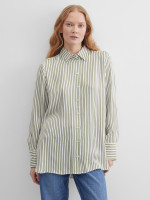 Блузка свободная в полоску