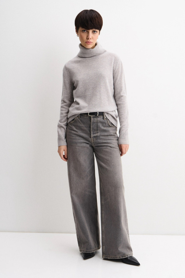 Водолазка прямого кроя