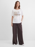 Брюки трикотажные широкие