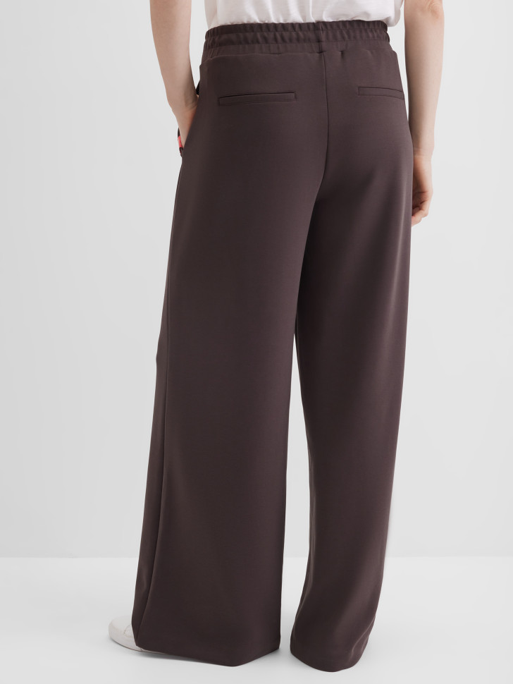 Брюки трикотажные широкие