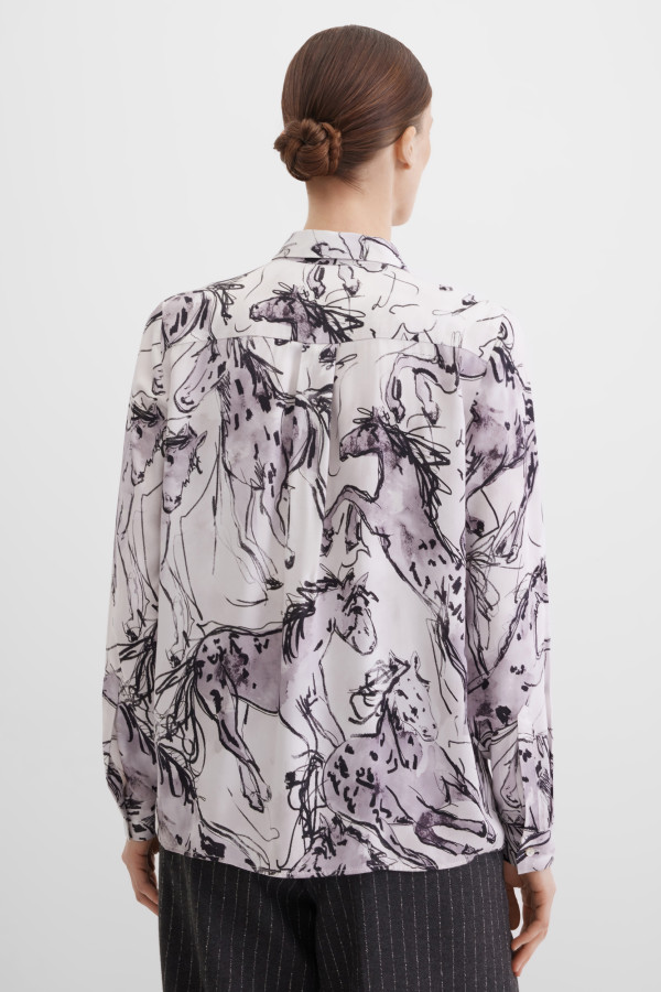 Блузка с длинным рукавом