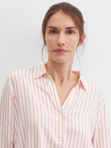 Рубашка свободная в полоску