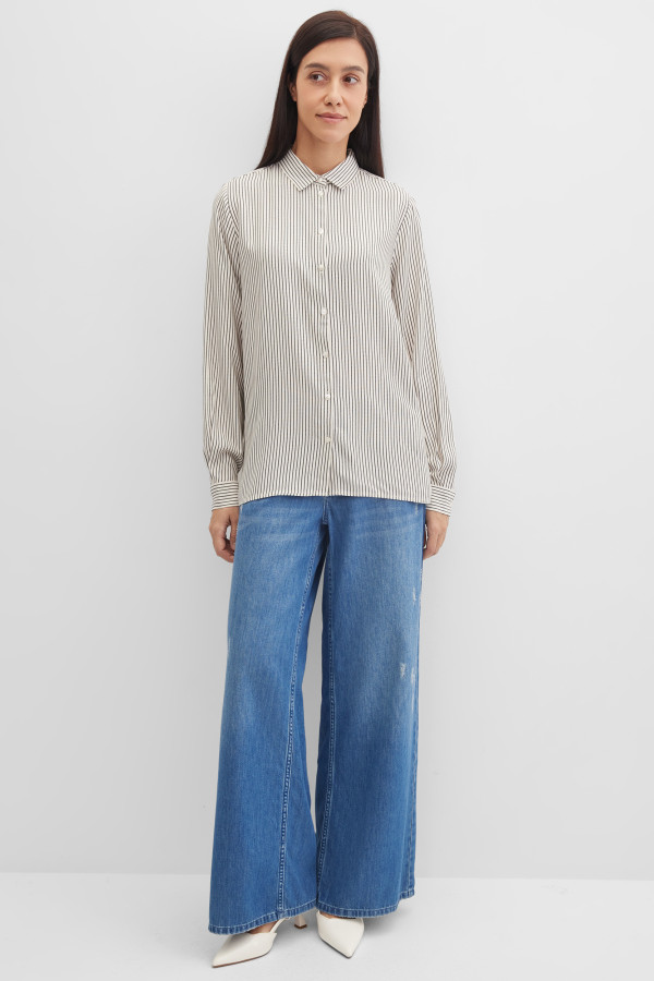 Блузка с длинным рукавом