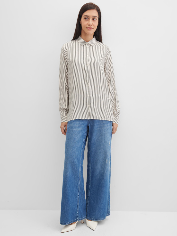 Блузка с длинным рукавом