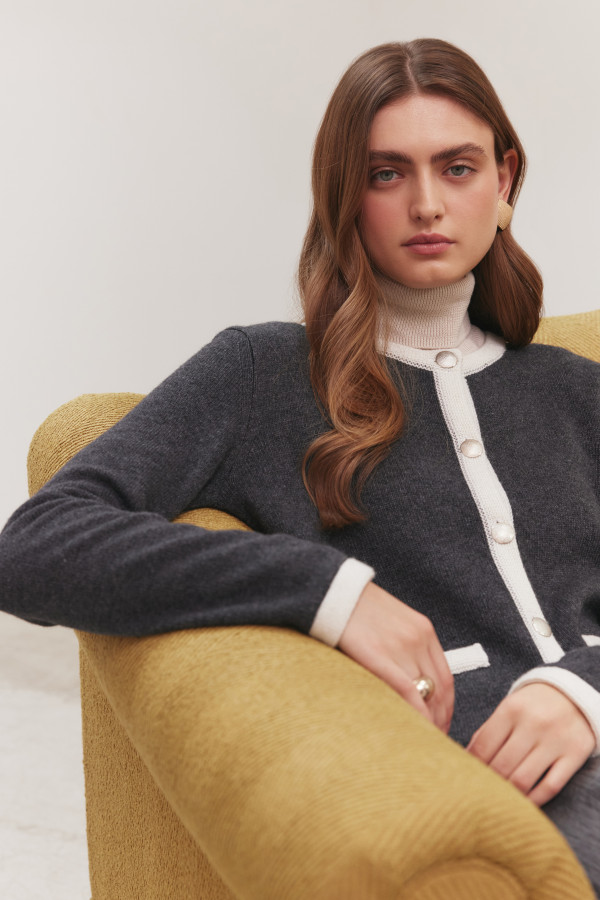 Кардиган из шерсти и кашемира