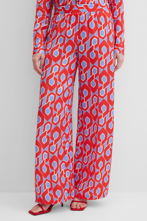 Брюки широкие