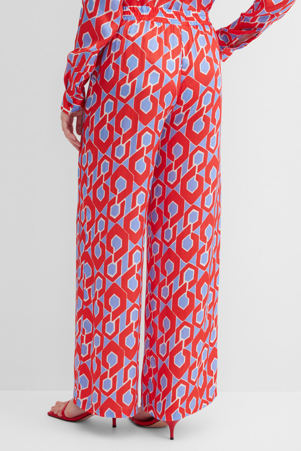 Брюки широкие