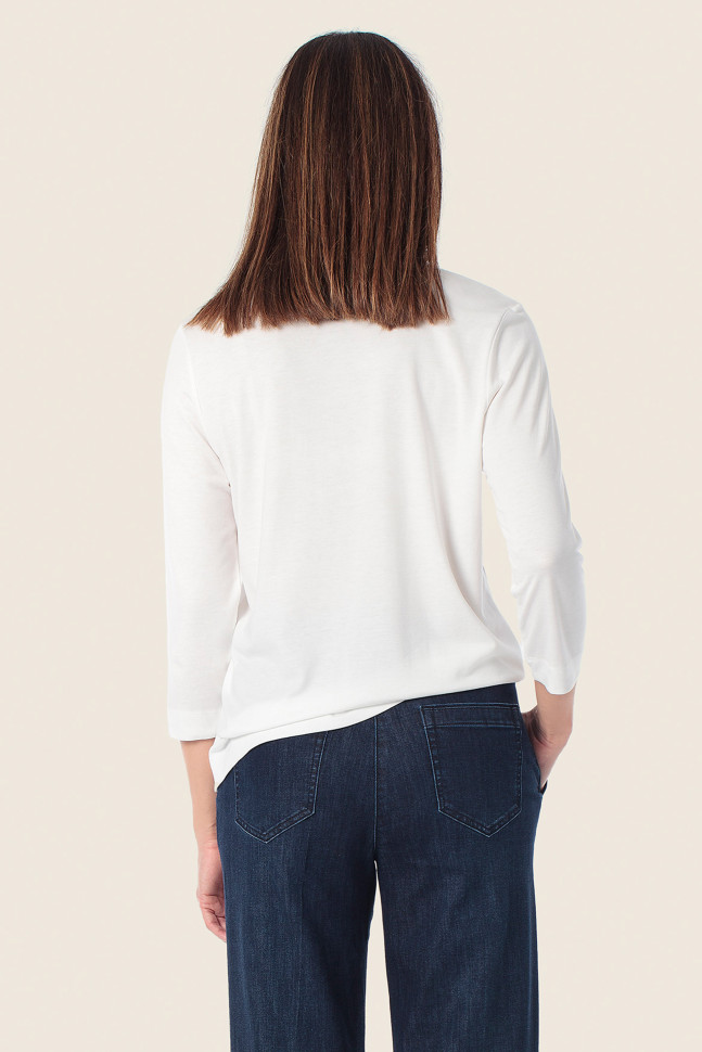 Лонгслив с рукавами 3/4