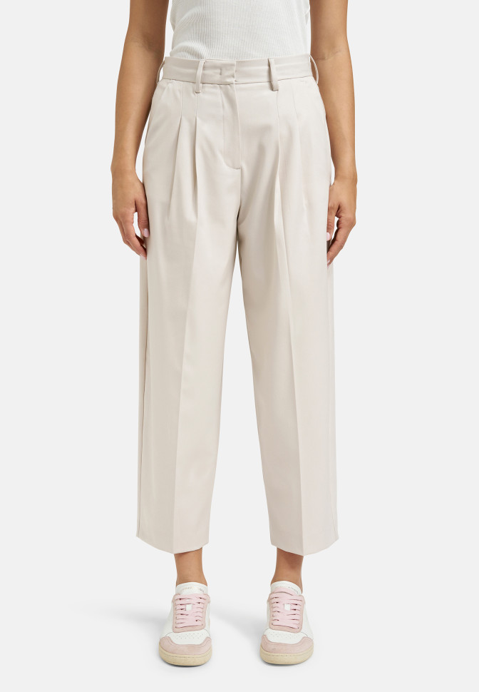 Брюки широкие укороченные