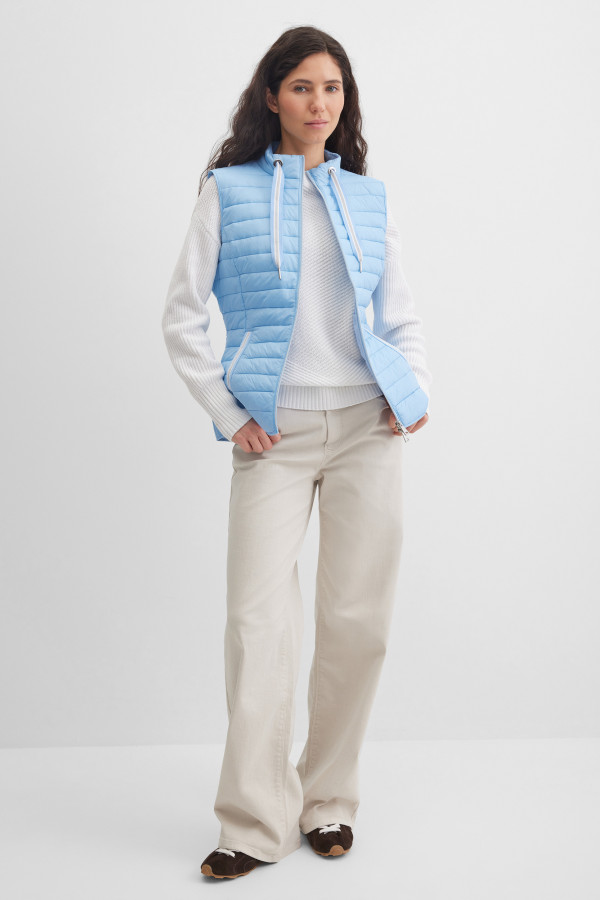 Жилет стеганый утепленный