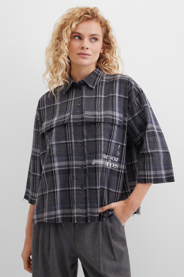 Рубашка в клетку