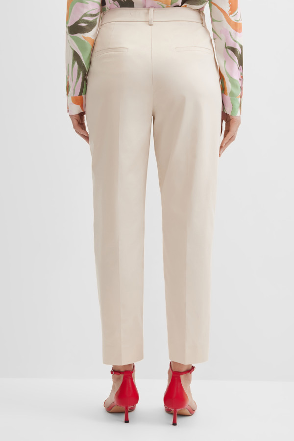 Брюки зауженные укороченные