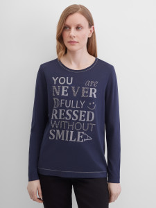 Лонгслив с надписью