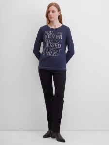 Лонгслив с надписью