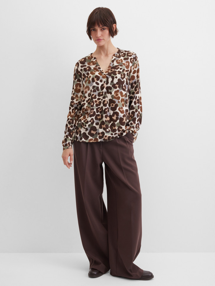 Блузка прямого кроя