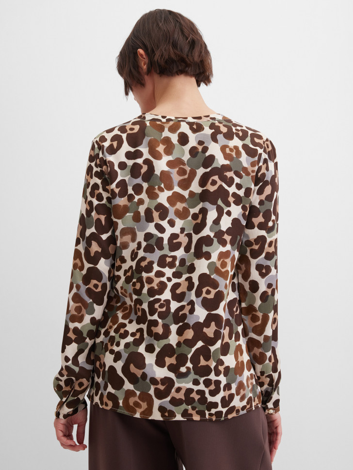 Блузка прямого кроя