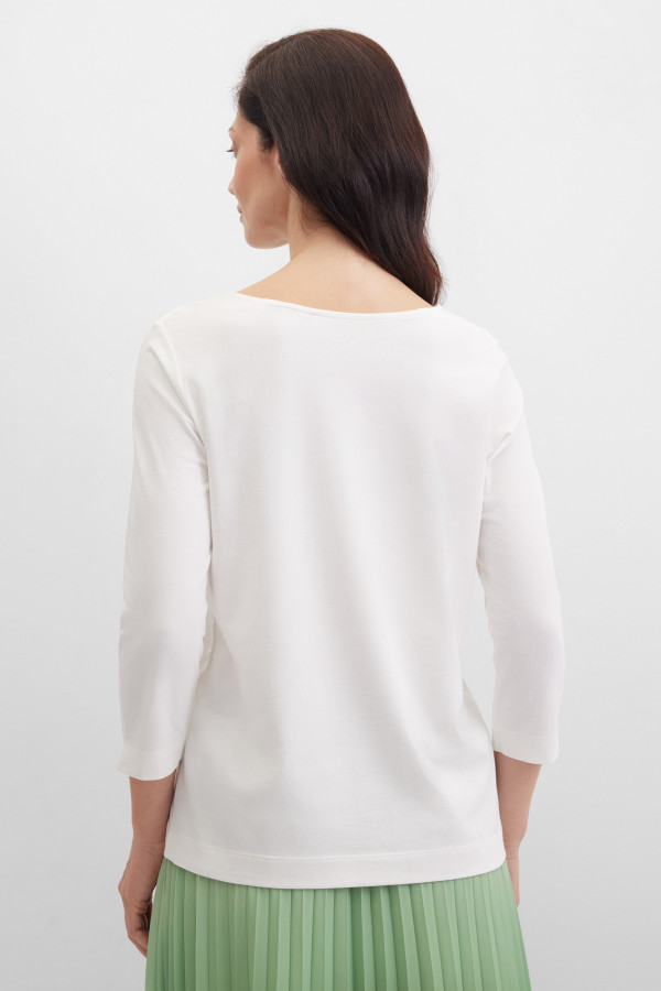 Лонгслив с абстрактным рисунком