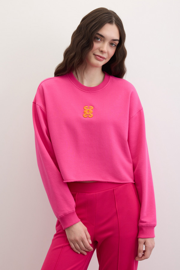 Свитшот укороченный