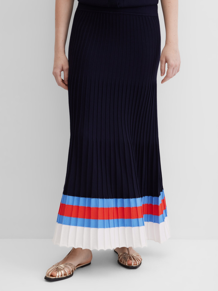 Юбка трикотажная макси