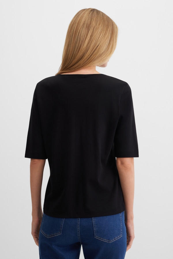 Футболка базовая прямая из хлопка Pima Cotton