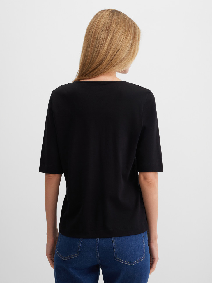 Футболка базовая прямая из хлопка Pima Cotton