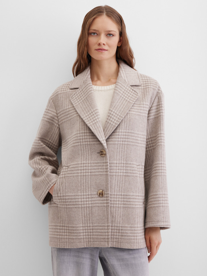 Полупальто однобортное