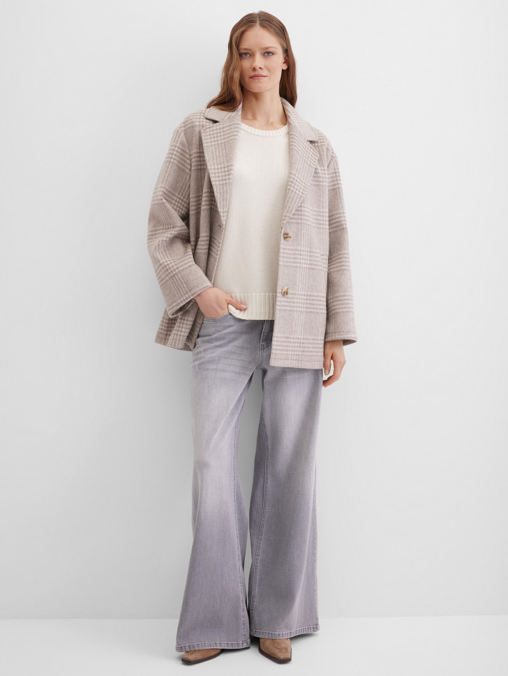 Полупальто однобортное