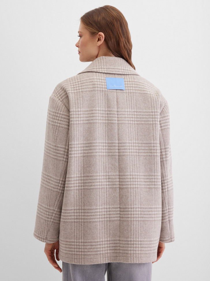 Полупальто однобортное