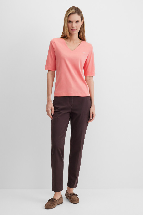 Футболка базовая прямая из хлопка Pima Cotton
