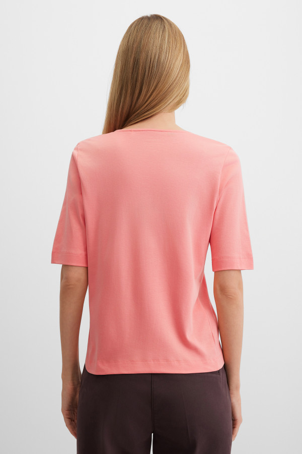 Футболка базовая прямая из хлопка Pima Cotton