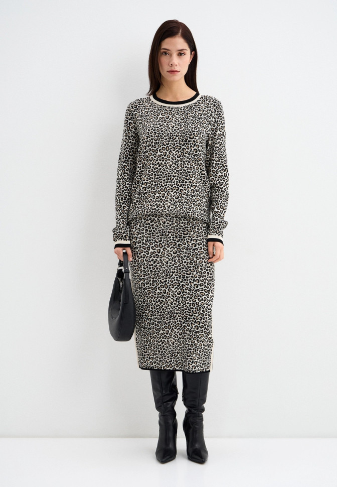 Юбка карандаш трикотажная