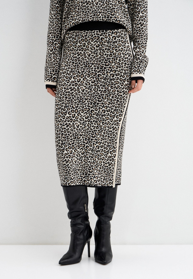 Юбка карандаш трикотажная