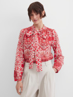 Блузка с цветочным принтом