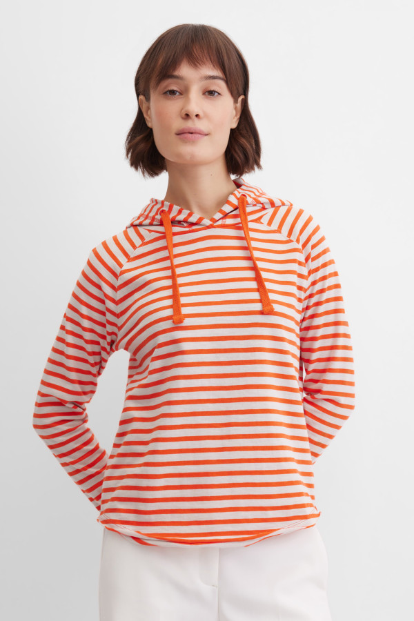 Лонгслив-худи с капюшоном