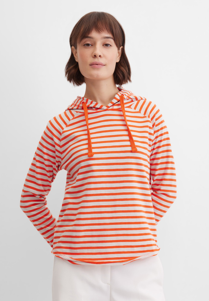 Лонгслив-худи с капюшоном