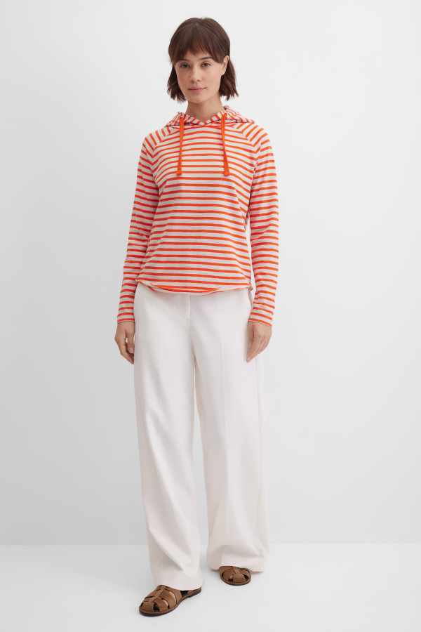 Лонгслив-худи с капюшоном