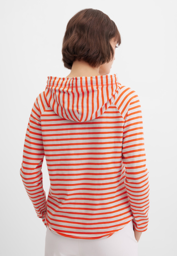 Лонгслив-худи с капюшоном