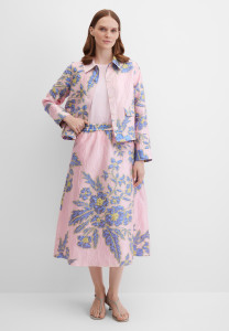 Юбка с рельефным цветочным рисунком