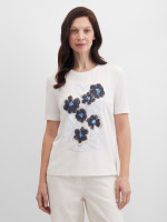 Футболка с цветочным принтом