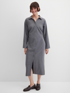 Платье-рубашка в полоску